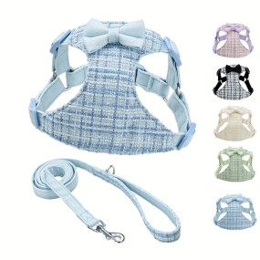 Dog Harness Manufacturer - Luxury Leather Bow Harness