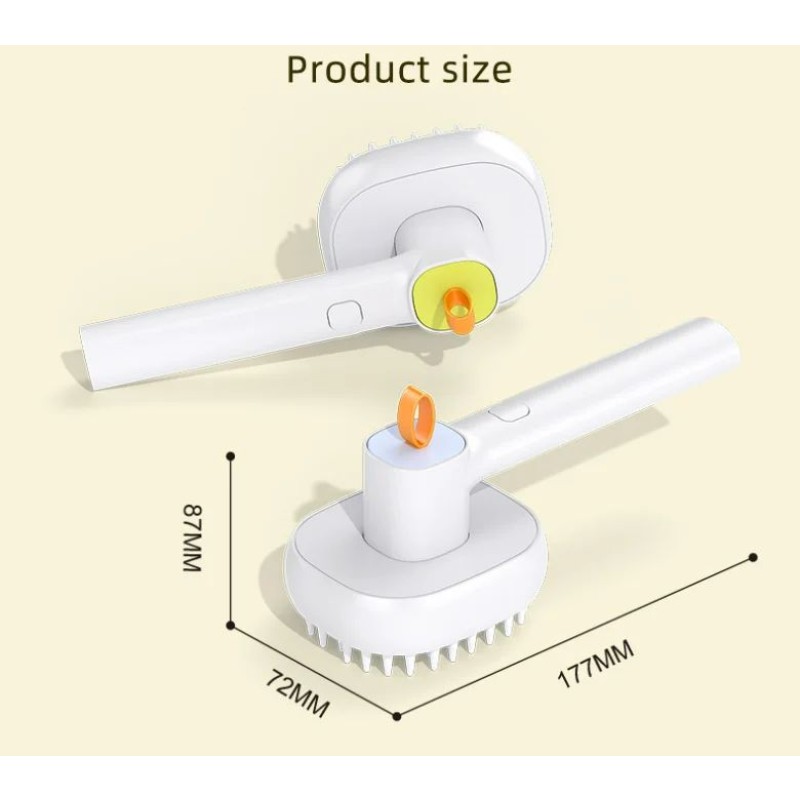Pet Spray Comb Manufacturer - One-touch Defluffing Brush