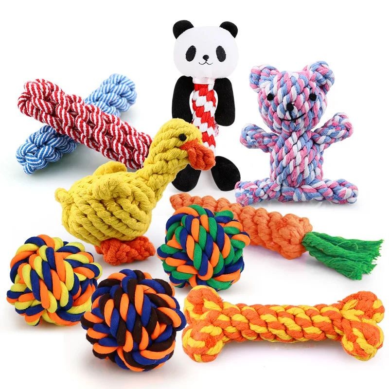 Dog Toy Manufacturer - Christmas Cotton Rope Cane