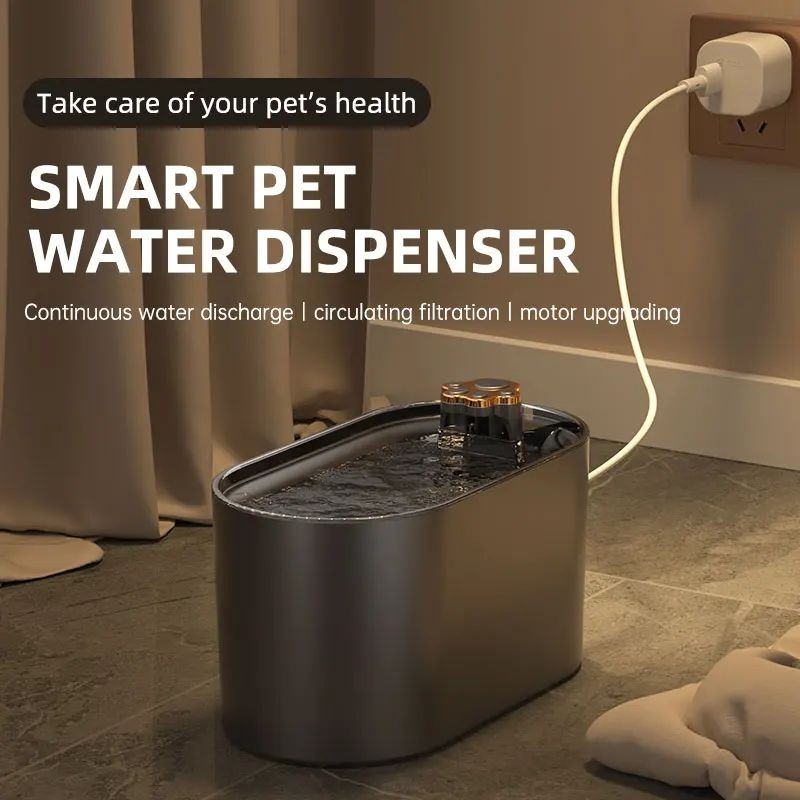 Pet Water Fountain Factory - Recharging Sensor Water Dispenser