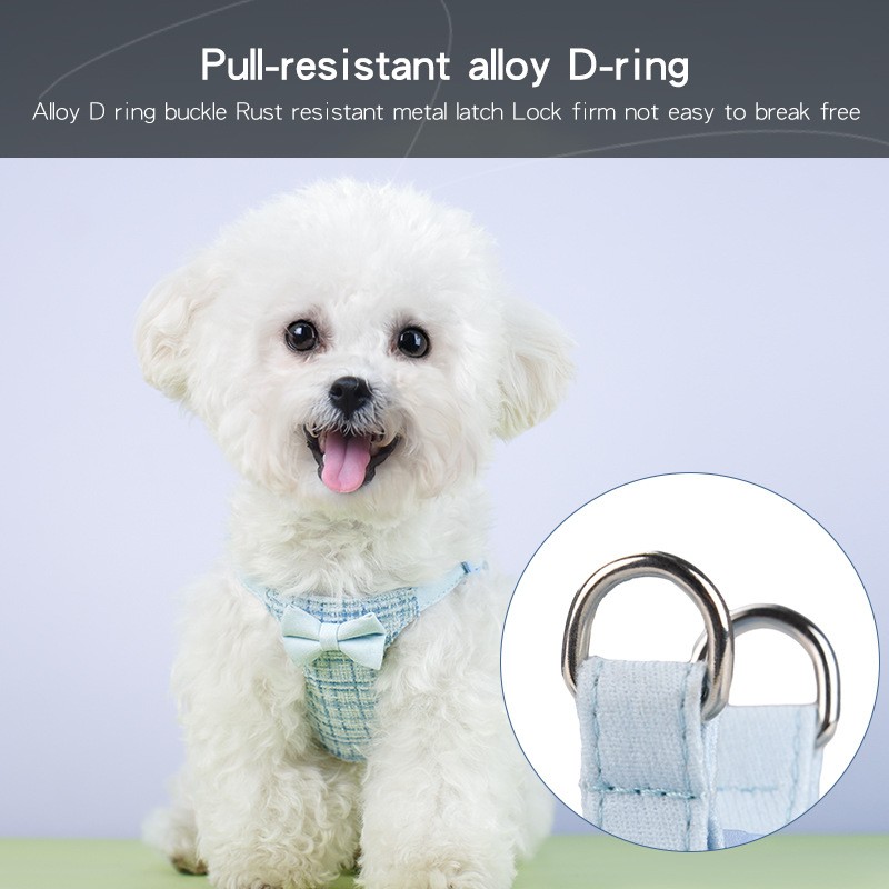 Dog Harness Manufacturer - Luxury Leather Bow Harness