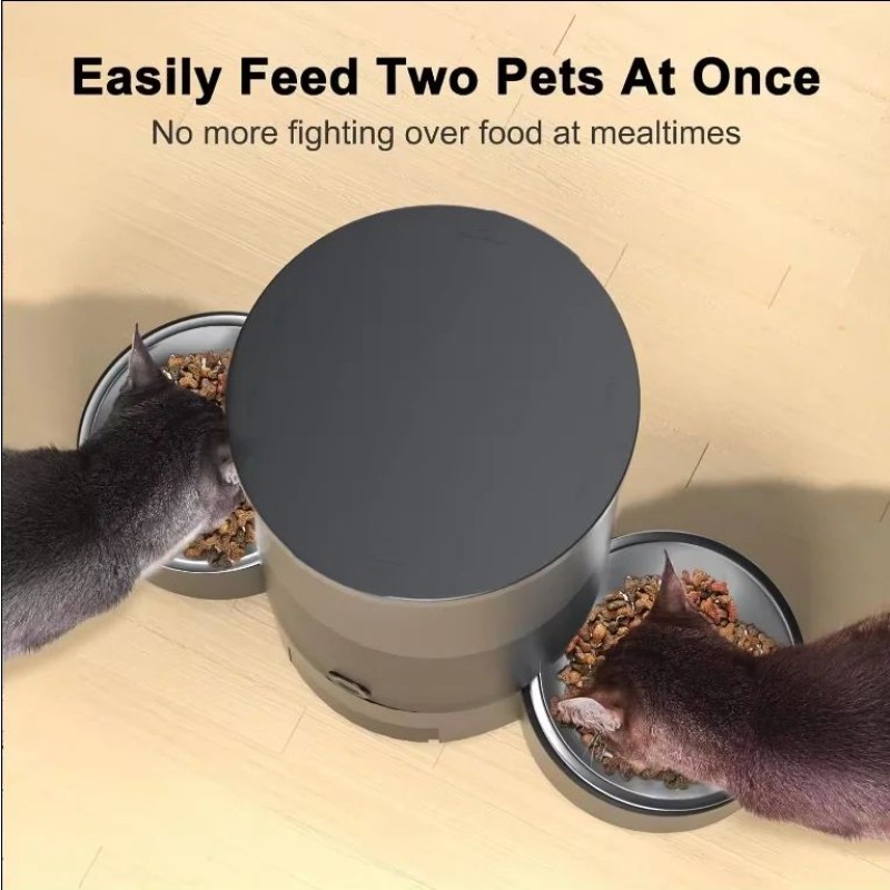 Pet Feeder Factory - Wholesale Double Bowl Smart Feeder