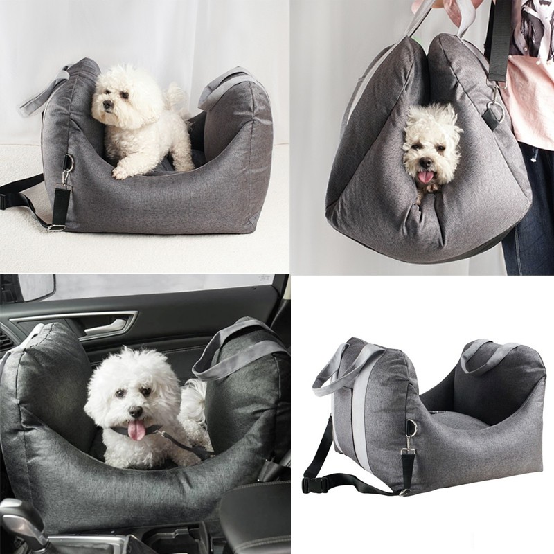 Travel Cover Factory - Waterproof Pet Car Seat Hammock with Safety Belt