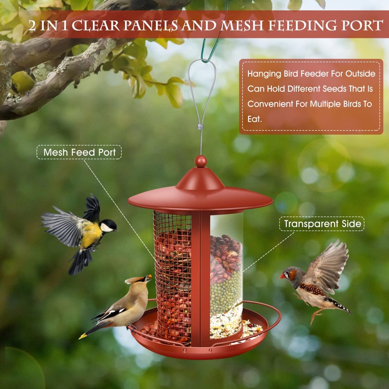 Gazebo Feeder Supplier - Outdoor Wild Bird Feeder Garden Decoration