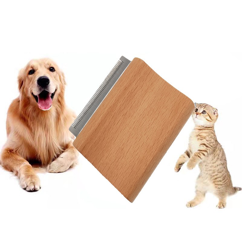 Pet Comb Factory - Double Sided Deshedding Brush for Mats Tangles