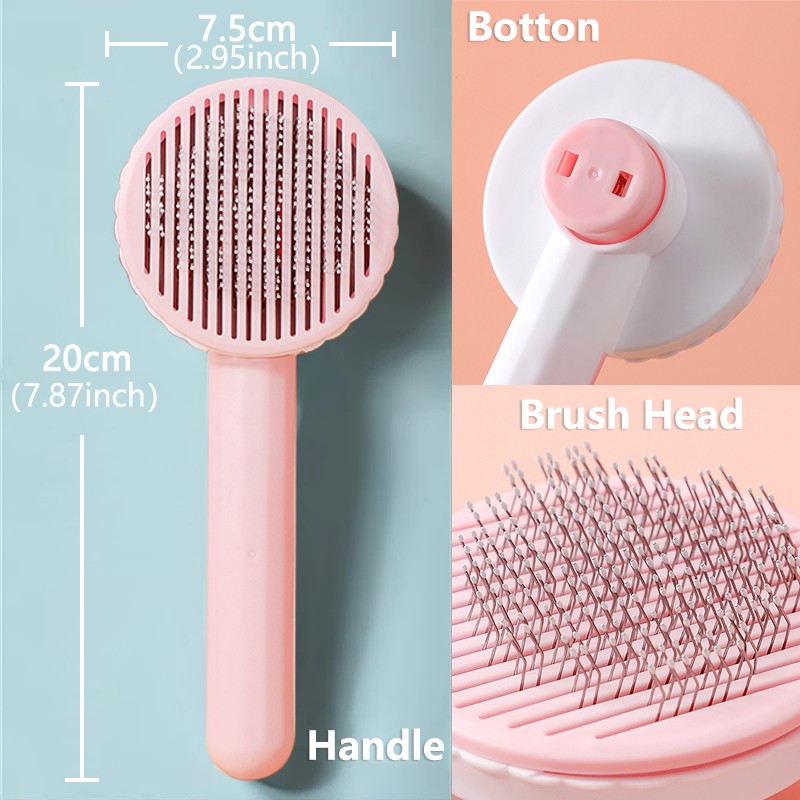 Bath Brush Factory - Silicone Massage Shampoo Portable Shower Brush