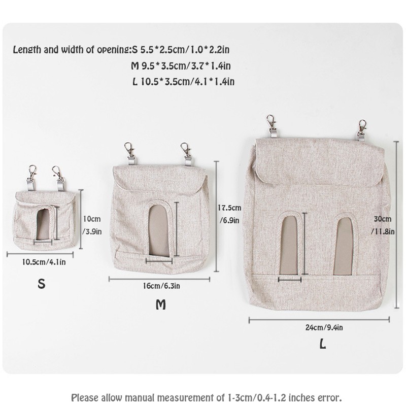 Rabbit Bag Factory - Guinea Pig Feed Storage Hanging Feeding Bag