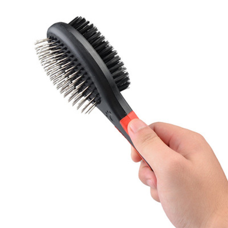 Grooming Comb Supplier - 2-Sides Dematting Tool 17 Gears Dog Brush