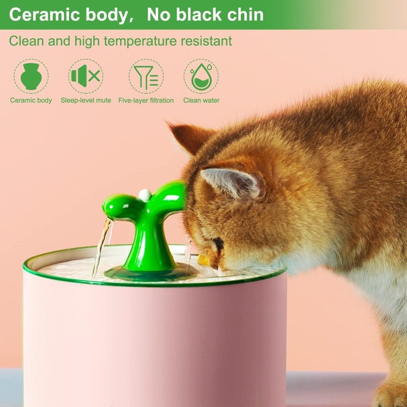 Ceramic Fountain Factory - Automatic Pet Water Dispenser with Filter