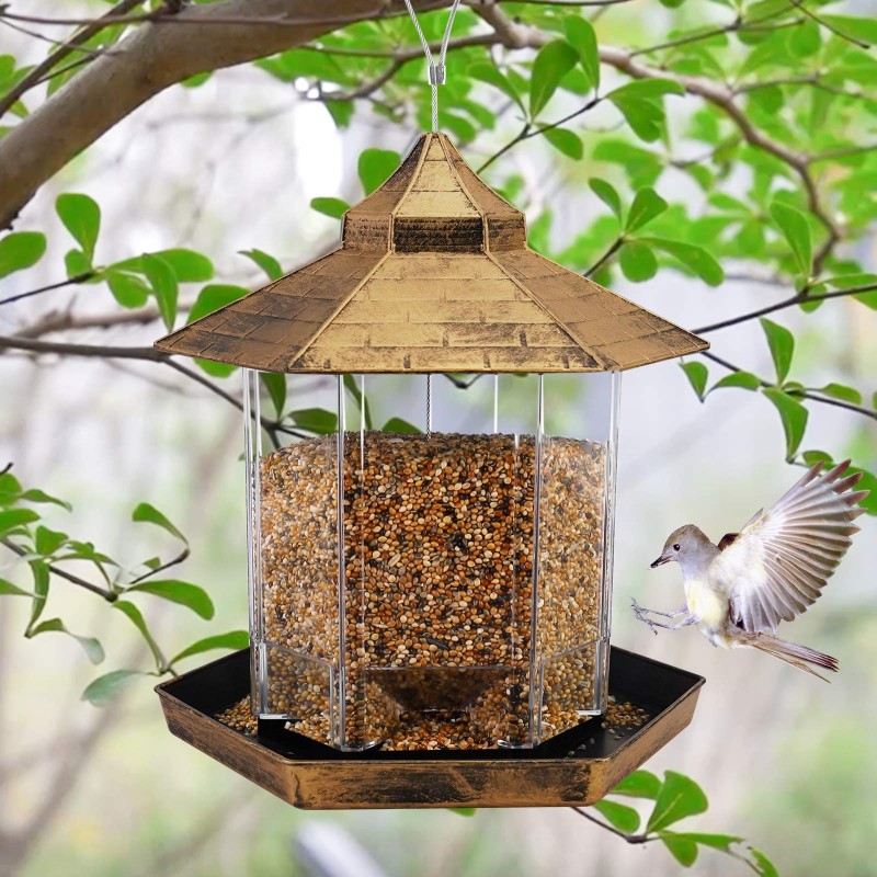 Wooden Feeder Factory - Durable Transparent House Bird Feeder