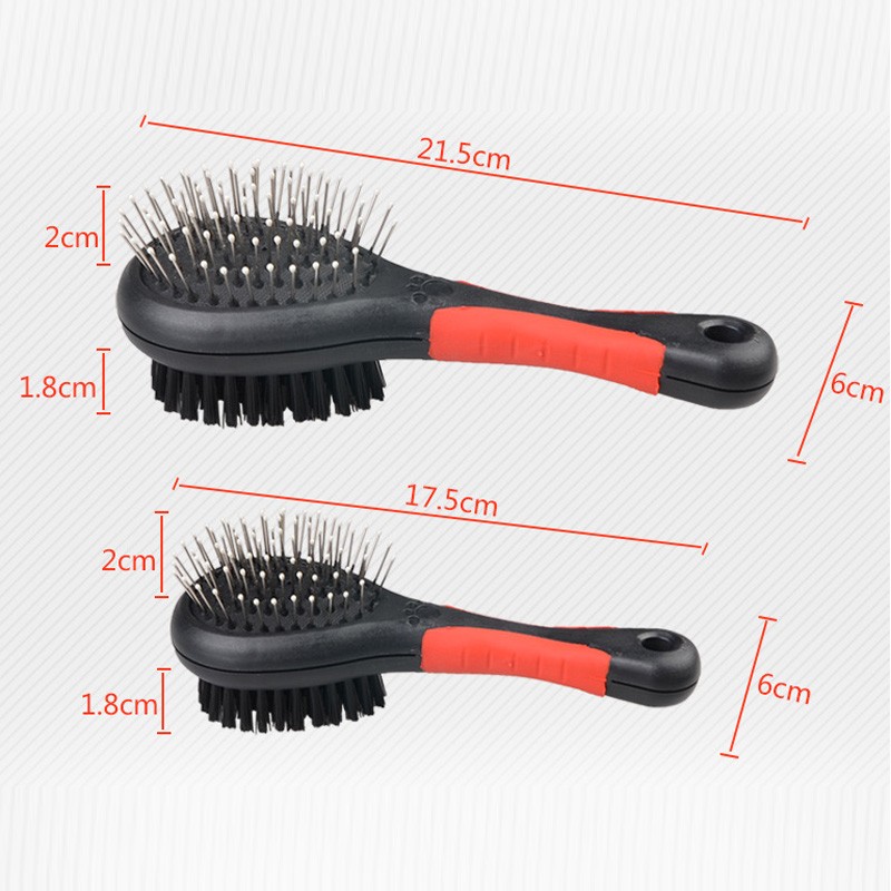 Grooming Comb Supplier - 2-Sides Dematting Tool 17 Gears Dog Brush