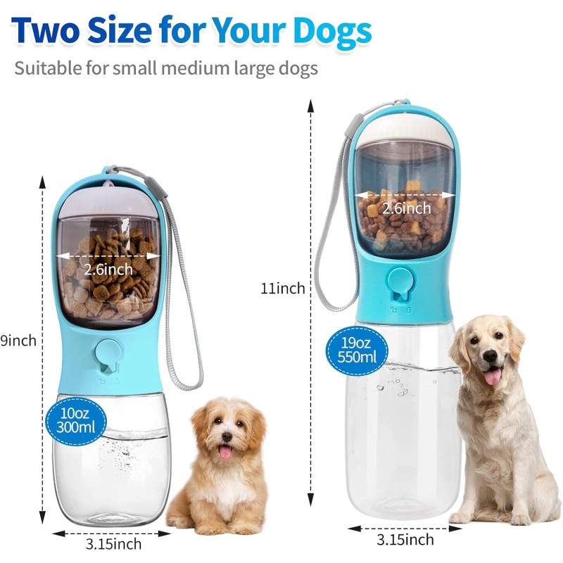 Summer Bottle Manufacturer - 300ml Dog Drinking Bowl with Feeder