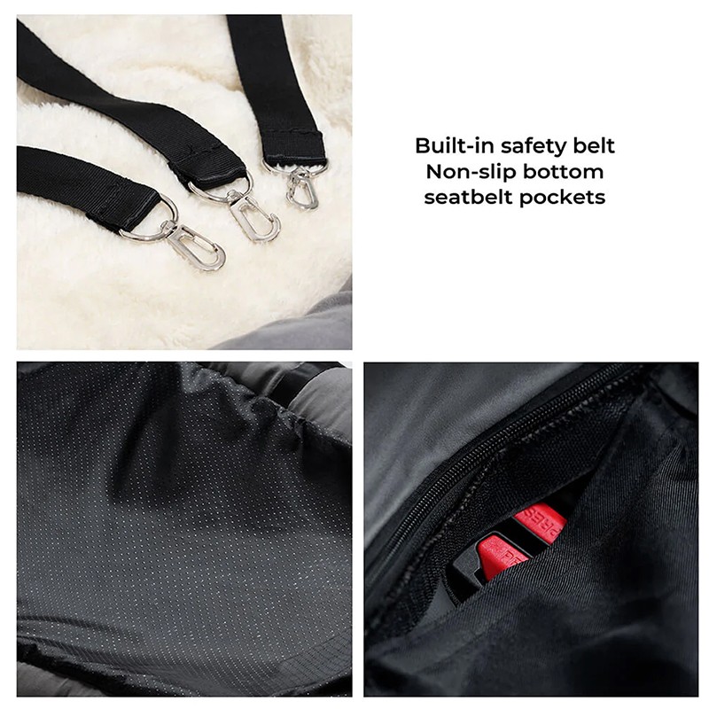 Dog Car Seat Factory - Luxury Removable Waterproof Pet Travel Bed