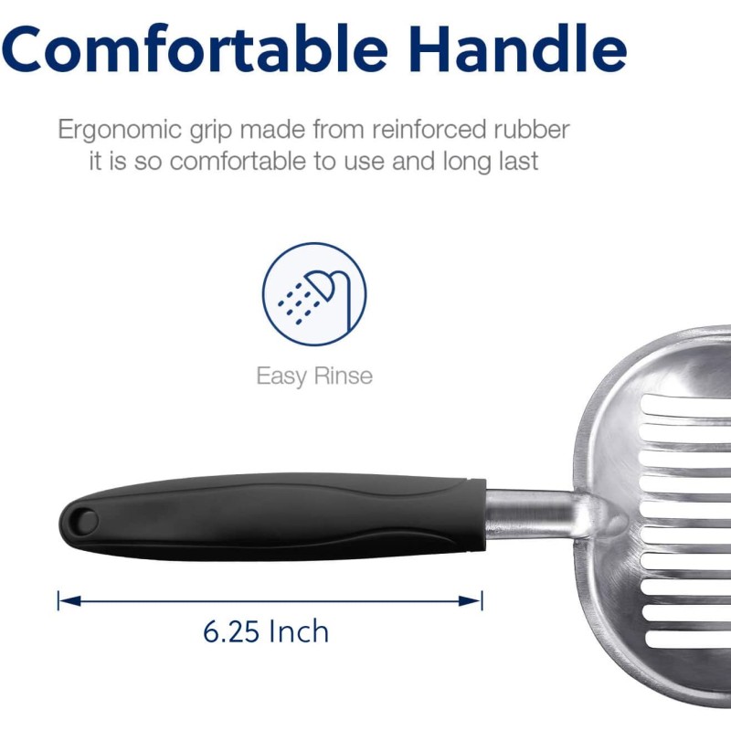 Litter Scooper Manufacturer - Portable Aluminum Alloy Long Handle Sifter