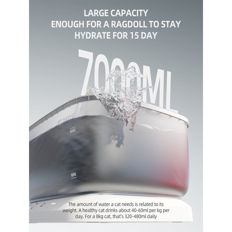 Water Bowl Supplier - 3L Stainless Steel No Spill Slow Feeder