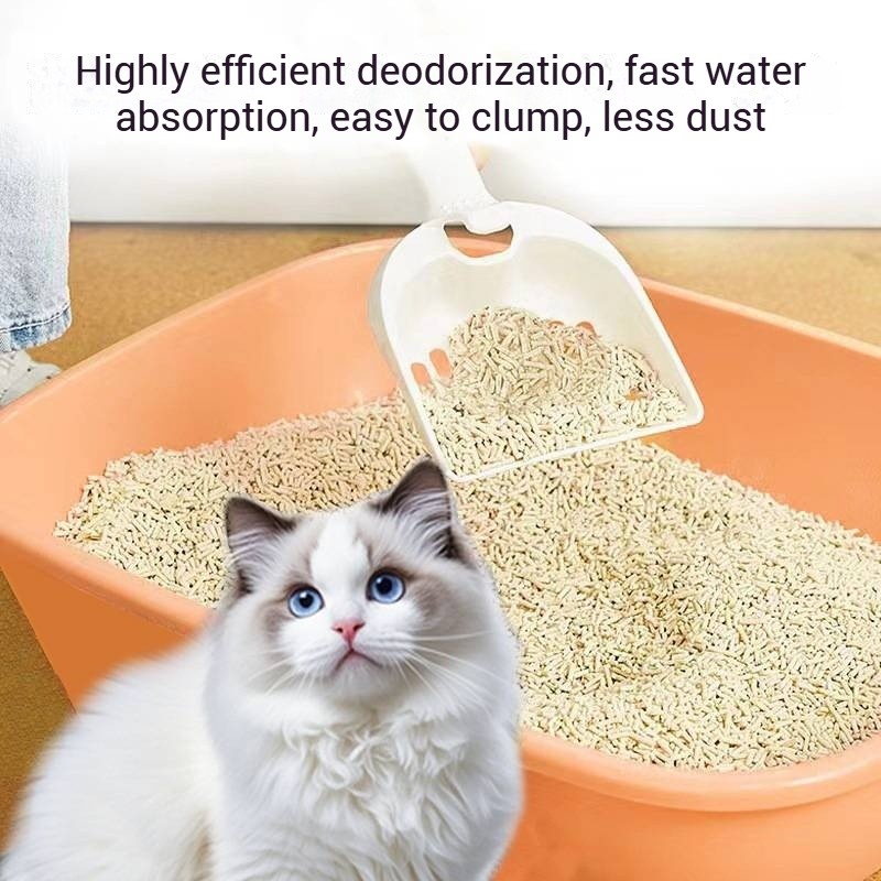 Cat Litter Supplier - Green Eco-friendly Tofu Deodorizing Fine Dust Self-cleaning