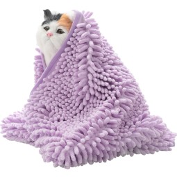 Pet Towel Manufacturer - Wholesale Chenille Absorbent ABS Material Dog Cleaning