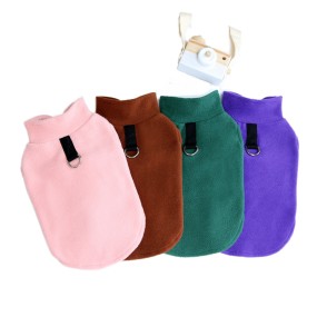 Dog Hoodie Supplier - Colorful Polyester Little Dogs Winter Spring Solid Pattern