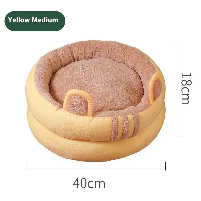 Cat Kennel Manufacturer - Four Seasons Universal Egg Tart Design Warm Wool