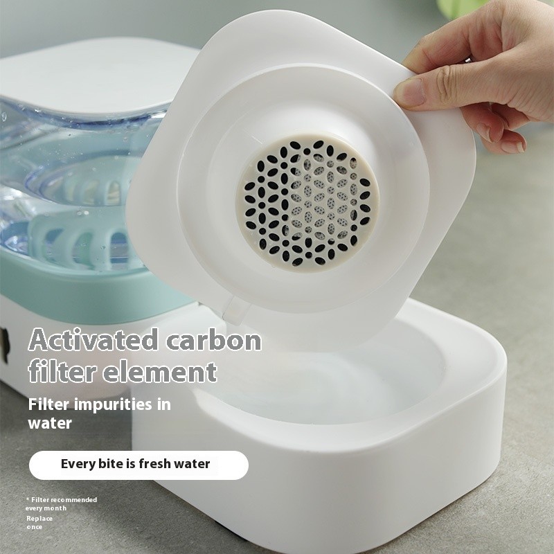 Automatic Feeder Factory - Portable Removable Washable Stainless Steel Double Bowl