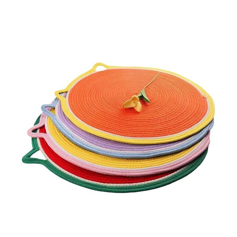 Cat Tree Factory - Cotton Rope Scratcher Mat Cartoon Sisal Sleeping Mat