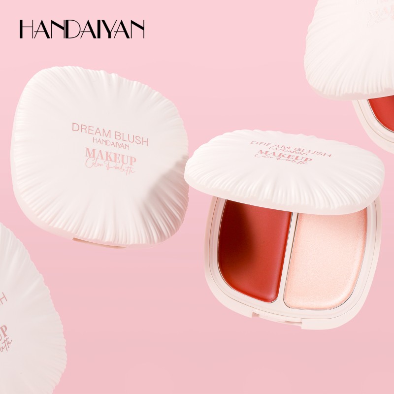 Highlighter Palette Manufacturer - Multi-use 6 Color Pearl Gel Powder Blush