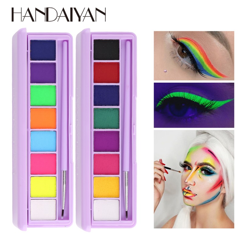 Body Paint Palette Supplier - Water Soluble Noctilucence Stage Makeup