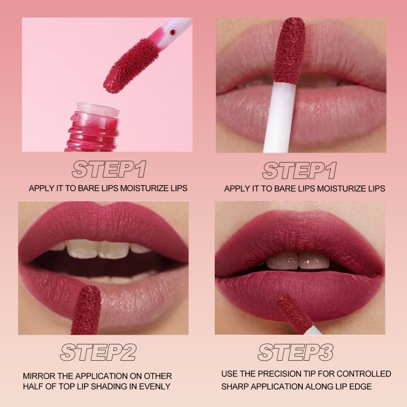 Lip Gloss Set Factory - HANDAIYAN 12 Piece Matte Waterproof Lipstick Set