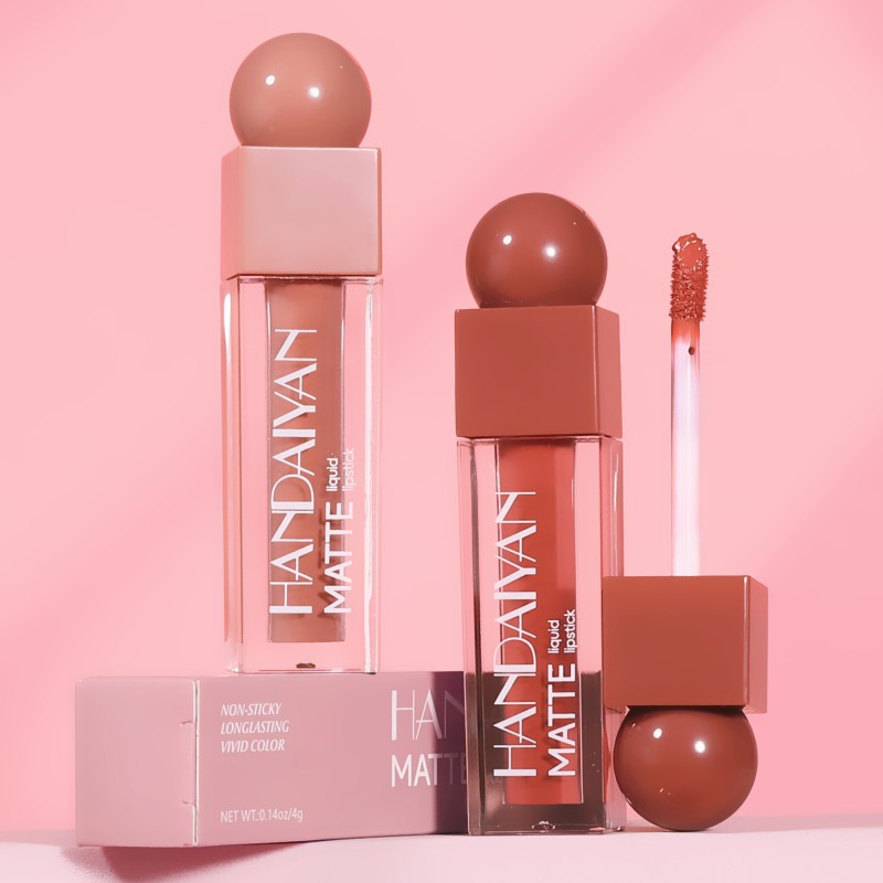 Matte Lip Gloss Manufacturer - 6 Color Full Pigment Non Stick Cup Liquid
