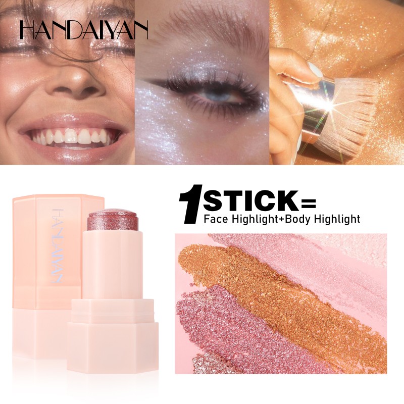 Body Highlighter Supplier - 6 Color Fine Flash Jelly Enhances Skin Glow