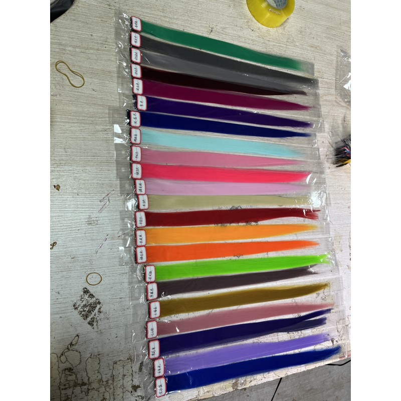Wig Manufacturer - Long Hair Dye Pick Wig