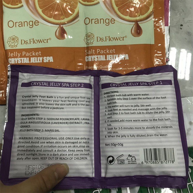 Foot Soak Manufacturer - New Lavender Jelly Powder DIY