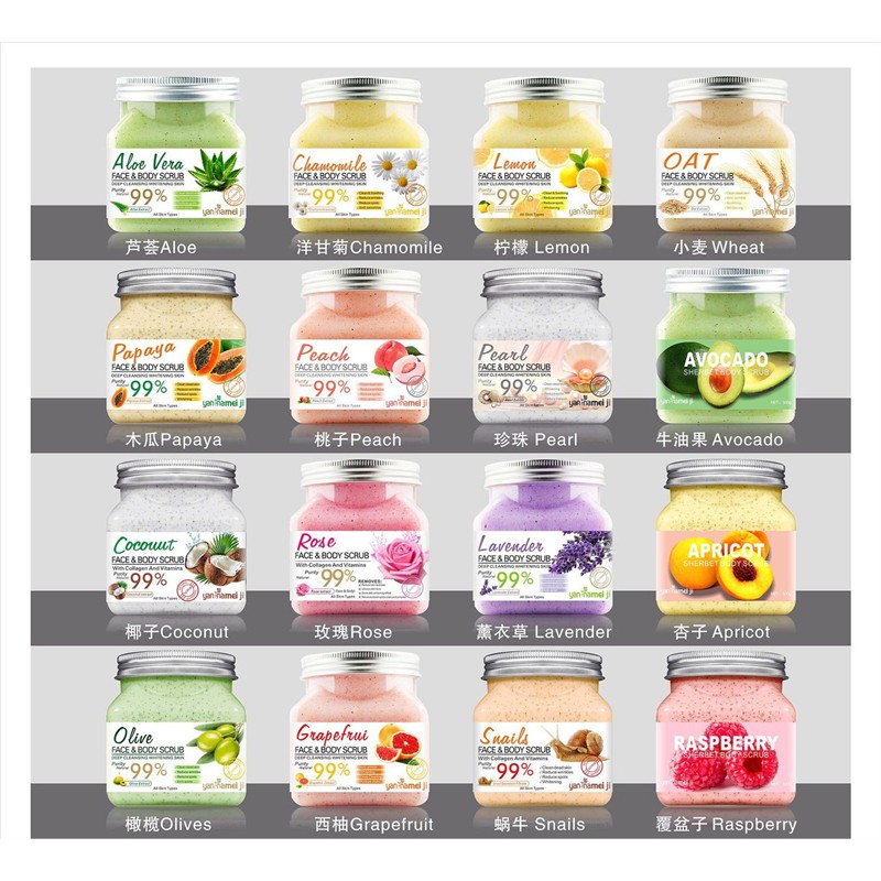 Body Scrub Manufacturer - Wholesale Fruit Exfoliating Scrub