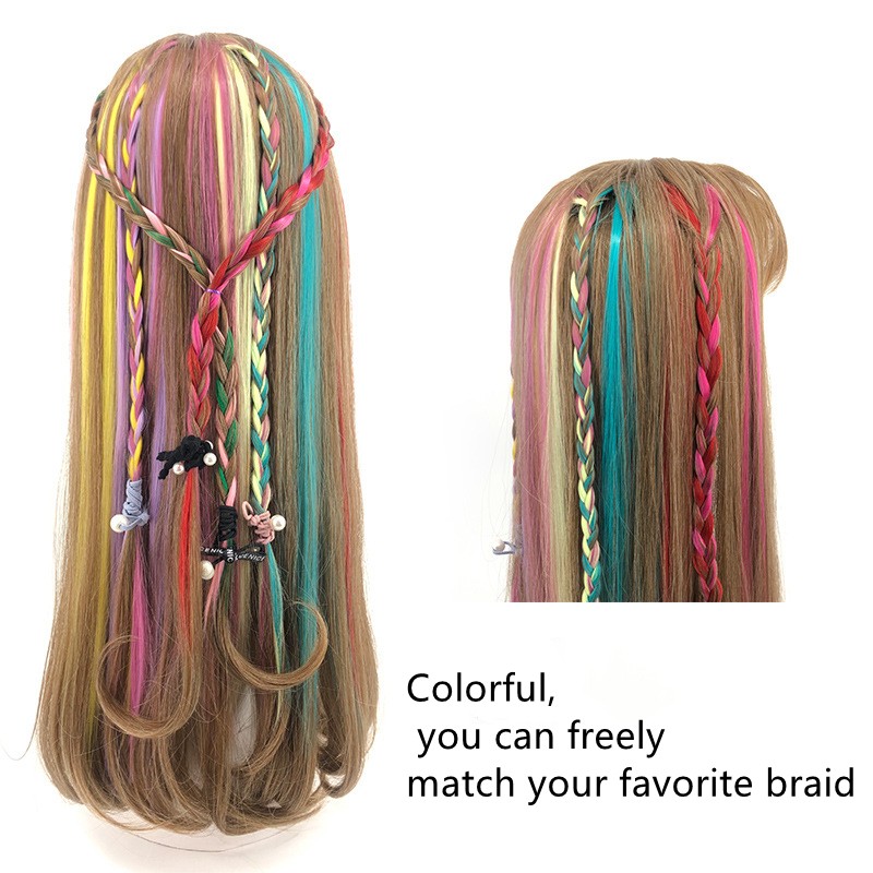 Wig Manufacturer - Long Hair Dye Pick Wig