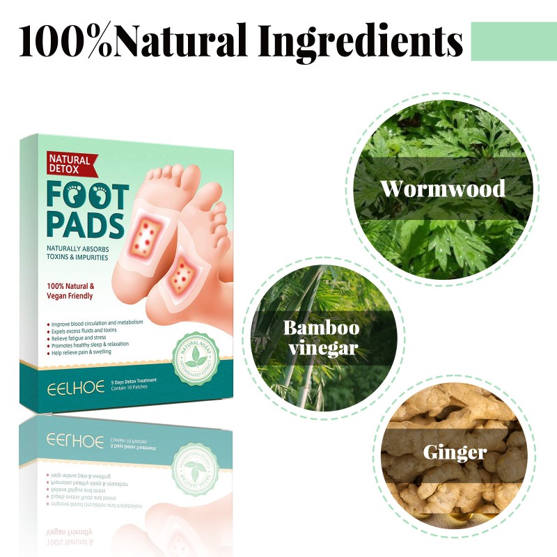 Foot Patch Manufacturer - Ginger Wormwood Detox Sticker