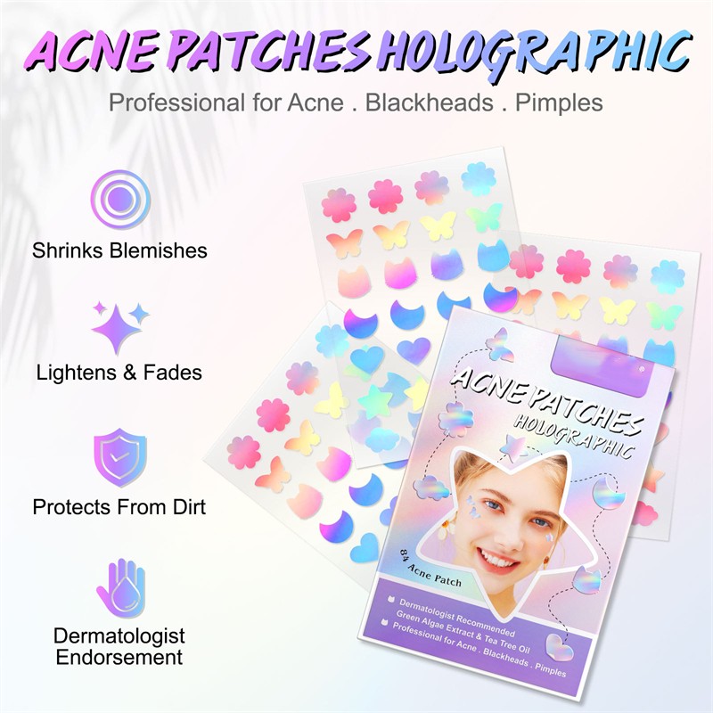 Acne Patch Manufacturer - Hydrocolloid Holographic Patch