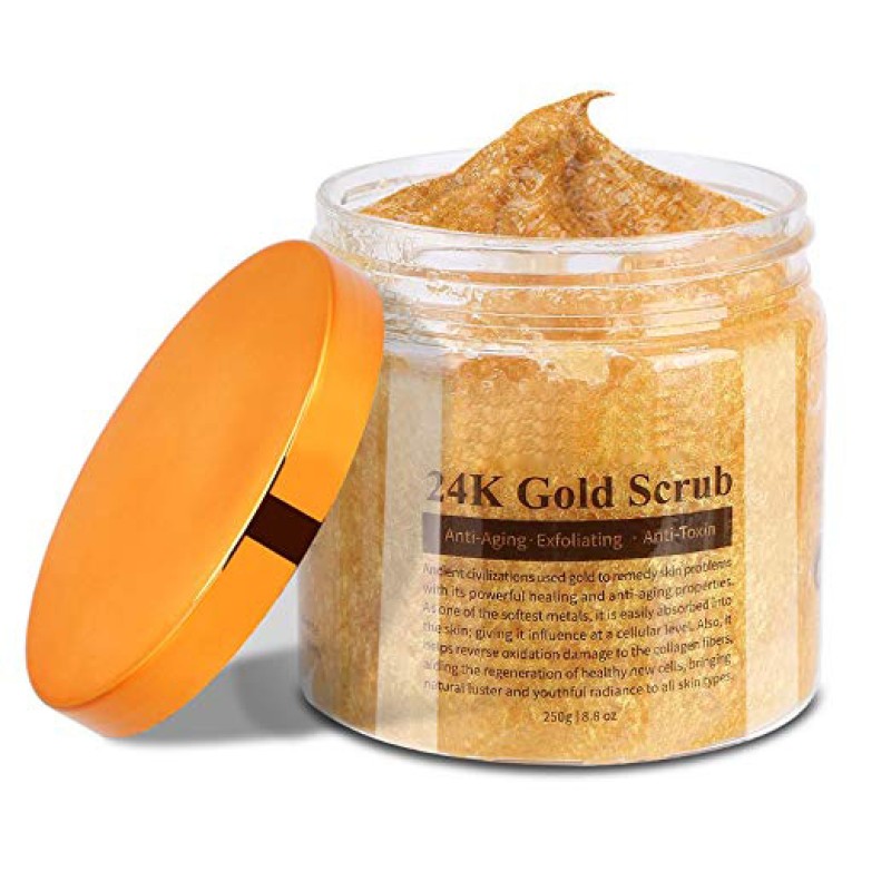 Body Scrub Manufacturer - Private Label Gold Salt Scrub