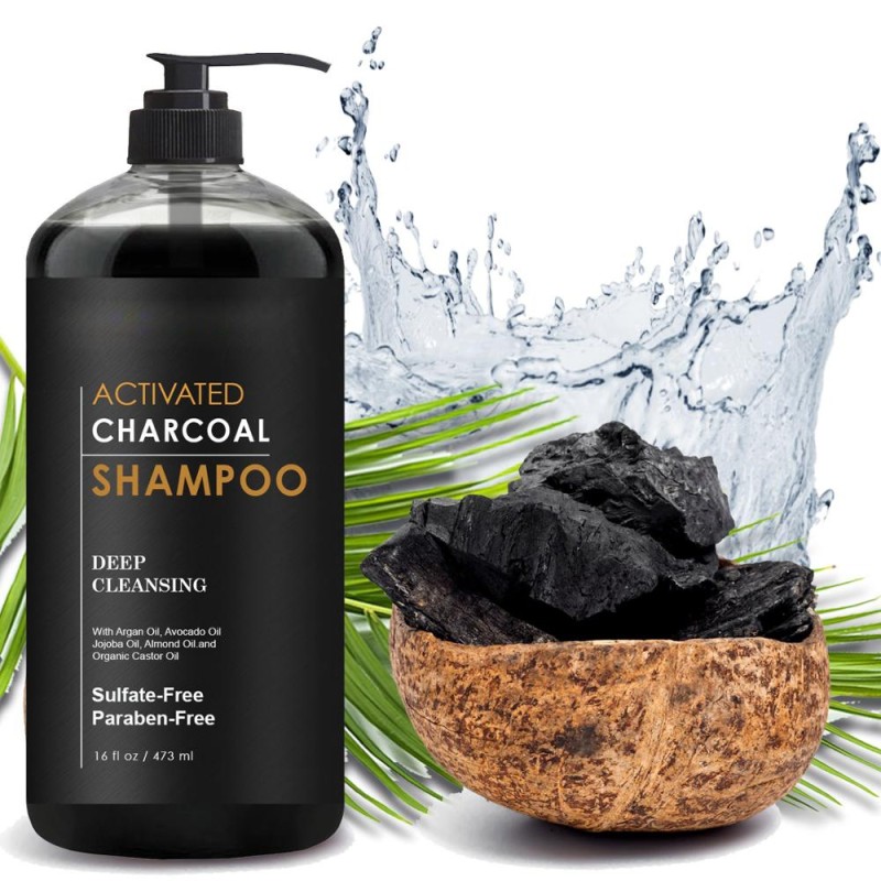 Hair Shampoo Manufacturer - Sulfate Free Charcoal Shampoo