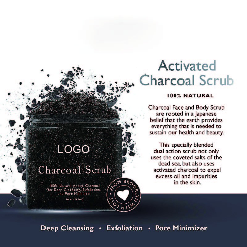 Body Scrub Factory - OEM Activated Charcoal Scrub