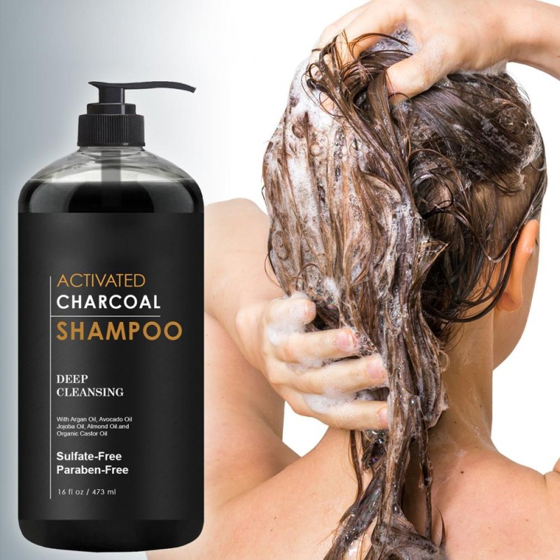 Hair Shampoo Manufacturer - Sulfate Free Charcoal Shampoo
