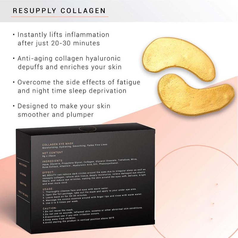 Eye Patch Manufacturer - 24k Gold Collagen Eye Patch