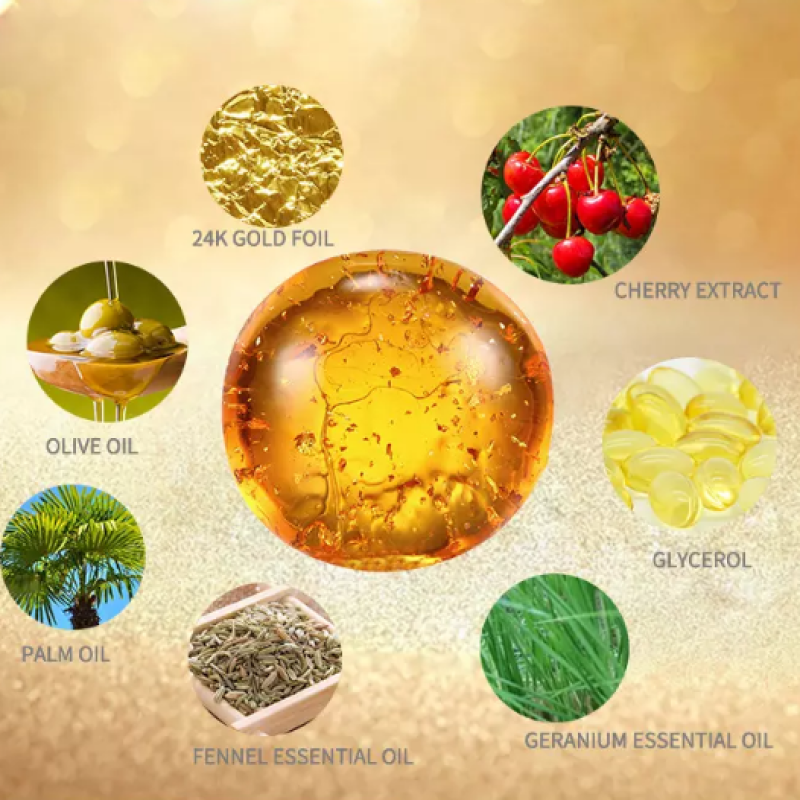 Beauty Soap Manufacturer - 24k Gold Foil Amino Acid Soap