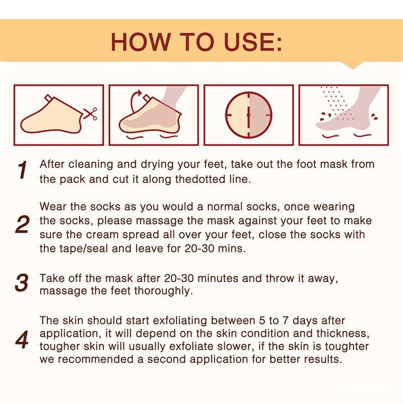 Foot Mask Factory - Private Label Natural Peeling