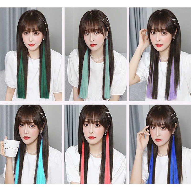 Hair Piece Manufacturer - Long Straight Gradient Hair