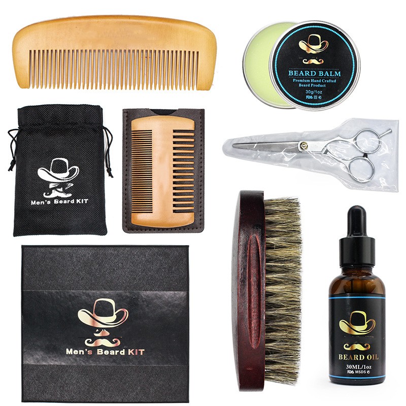 Beard Kit Factory - Men's 6 Items Beard Care Set