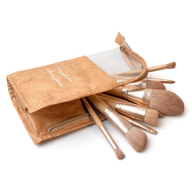 Makeup Brush Set Supplier - Professional Custom 12 PCS Wooden Handle Set