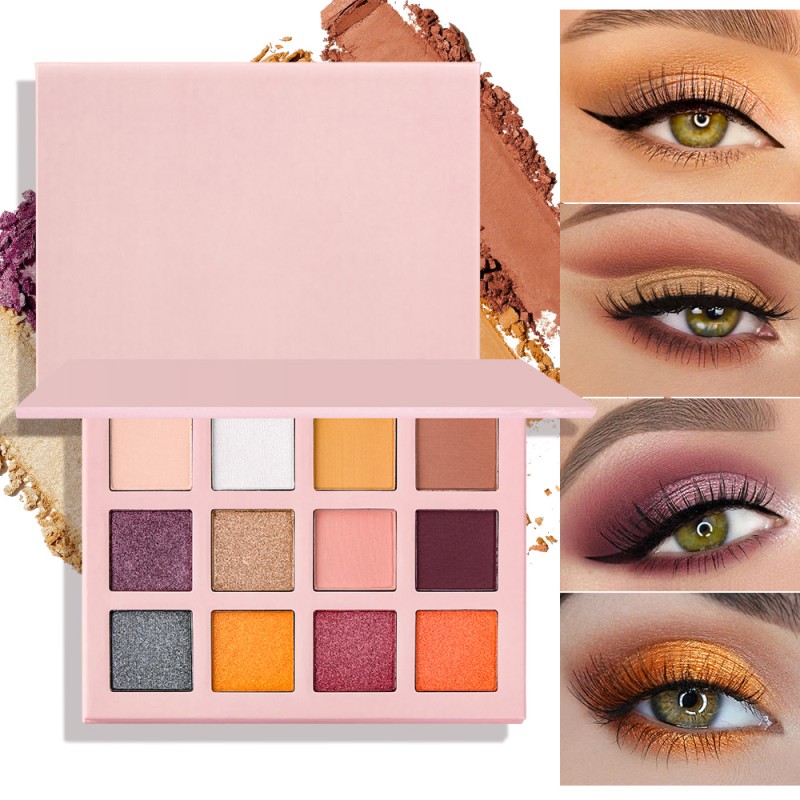 Eyeshadow Palette Factory - Custom 12 Color High Quality Matte Pigmented