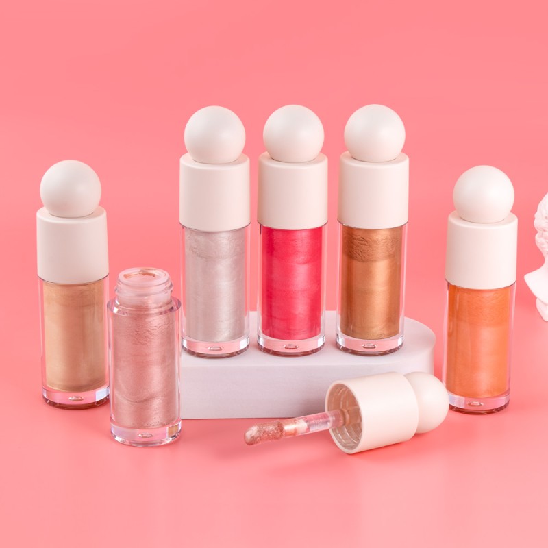 Liquid Highlighter Supplier - Radiant Glow 6 Colors Dewy Finish Liquid