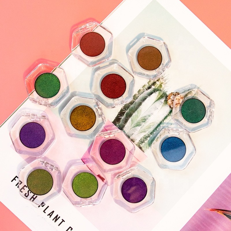 Eyeshadow Palette Factory - New Product Duochrome Round Pan Single Eyeshadow