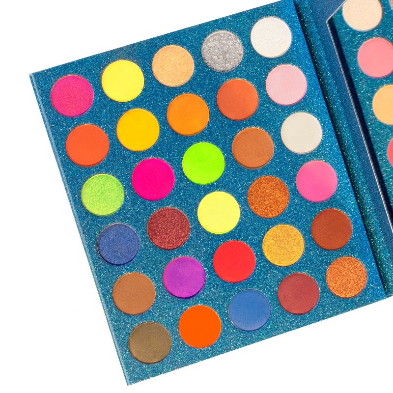 Eyeshadow Palette Factory - High Quality 30 Color Blue Square Eyeshadow